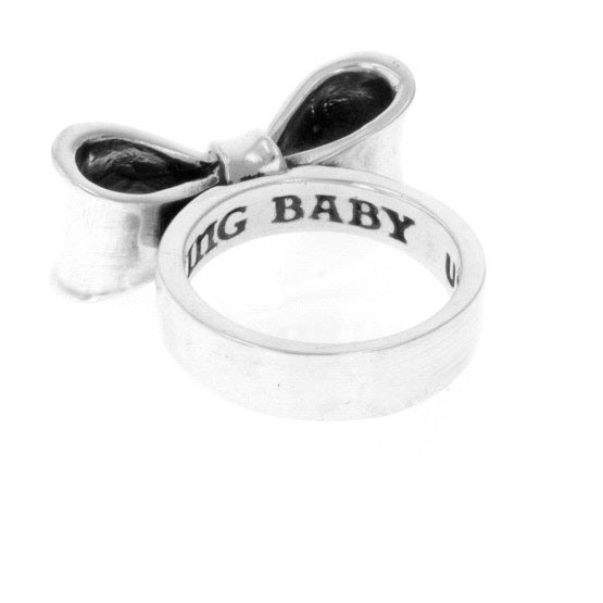 king baby small bow ring