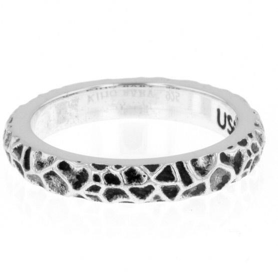 Hammered Texture Stackable Ring