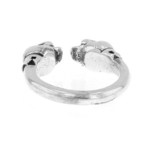 king baby skull mid ring