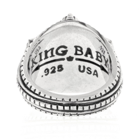 king baby mens diamond star ring