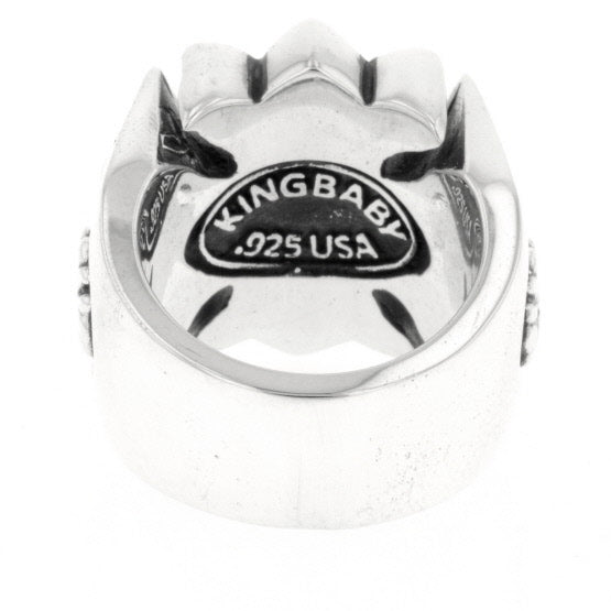 king baby men's gothic cross ring