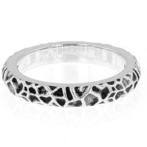 Hammered Texture Stackable Ring