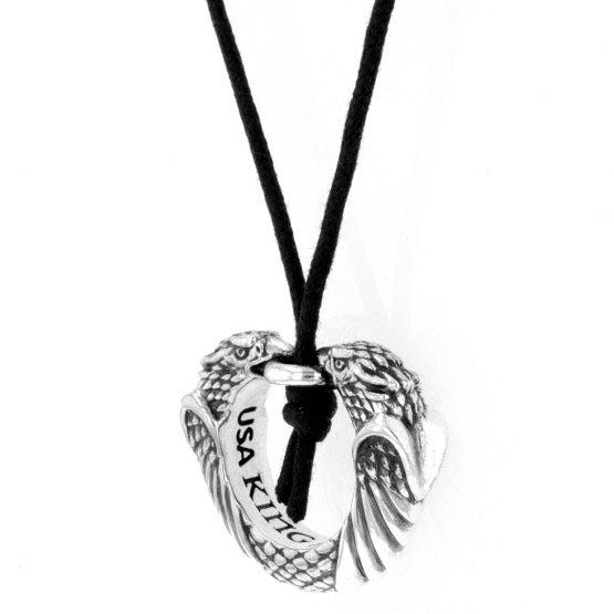 Double Eagle Circular Pendant