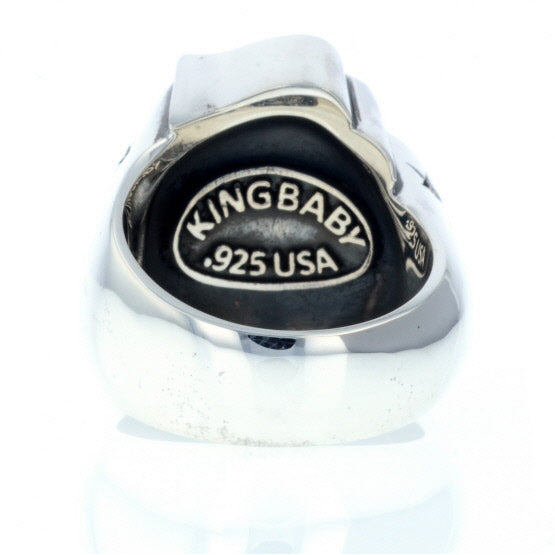 Eagle Star Signet Ring with Gold Star