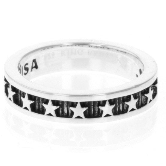 king baby mens star ring