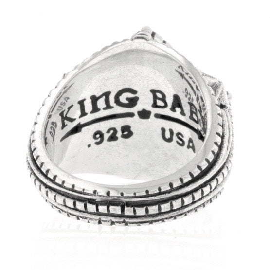 king baby mens diamond star ring