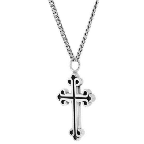 king baby traditional men's cross pendant