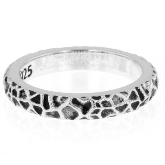 Hammered Texture Stackable Ring