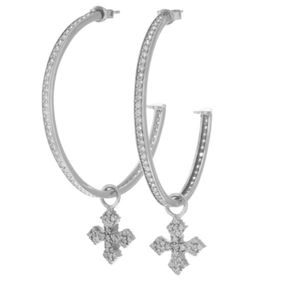 Cross Earrings For Women | Womens Earrings - Hoops – King Baby