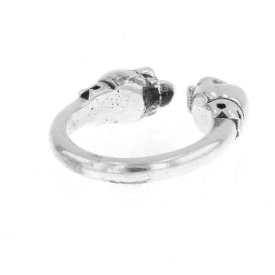 king baby skull mid ring