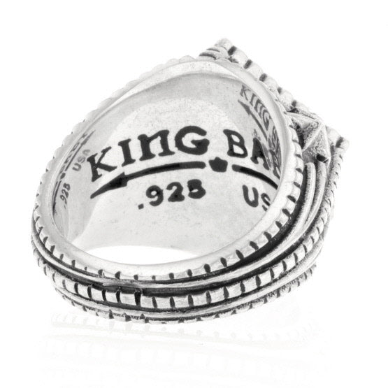 king baby mens diamond star ring