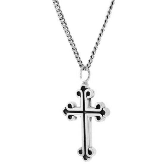 king baby traditional men's cross pendant