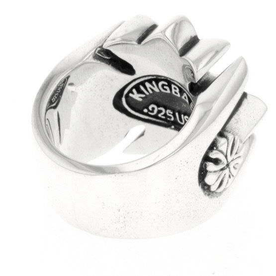 king baby men's gothic cross ring