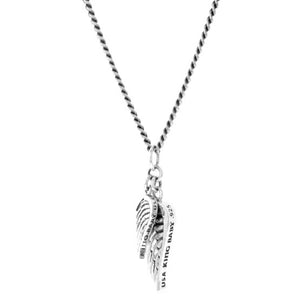king baby double wing pendant