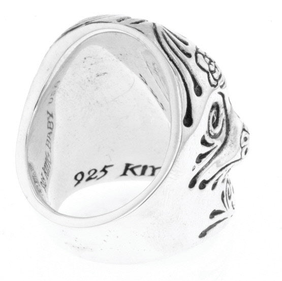 king baby mens skull ring