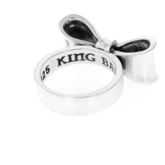 king baby small bow ring