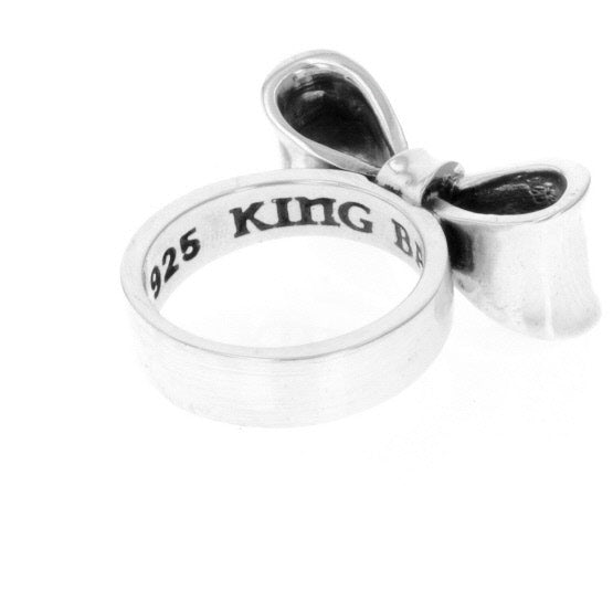 king baby small bow ring