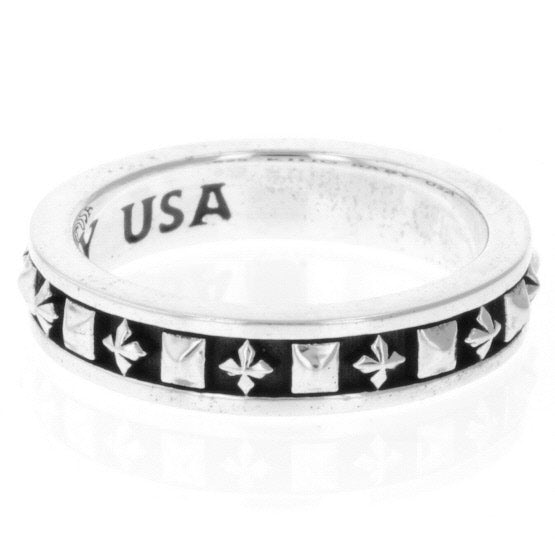 king baby men's cross ring