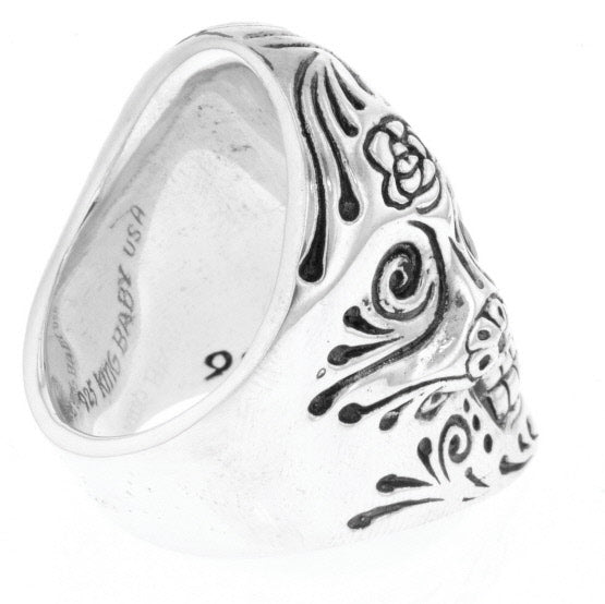 king baby mens skull ring