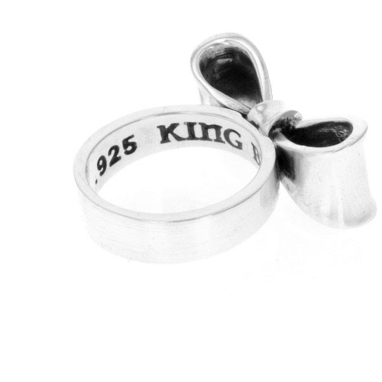 king baby small bow ring