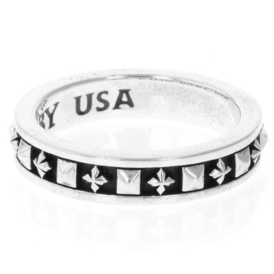 king baby men's cross ring