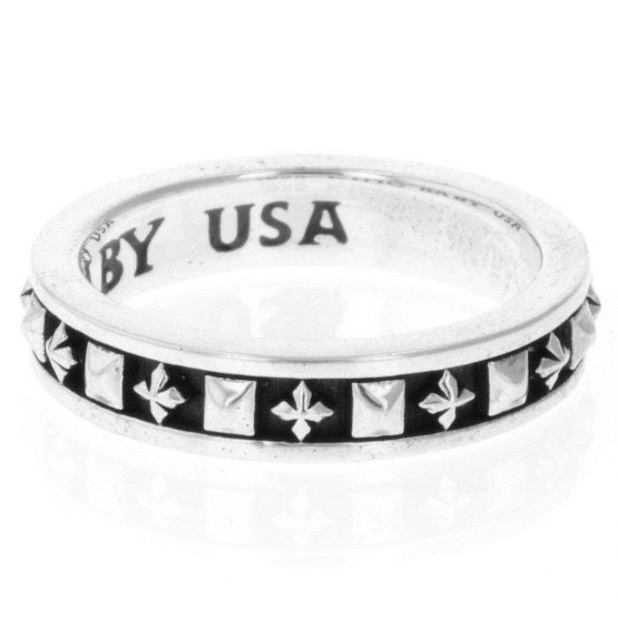 king baby men's cross ring