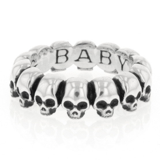 king baby infinity skull ring