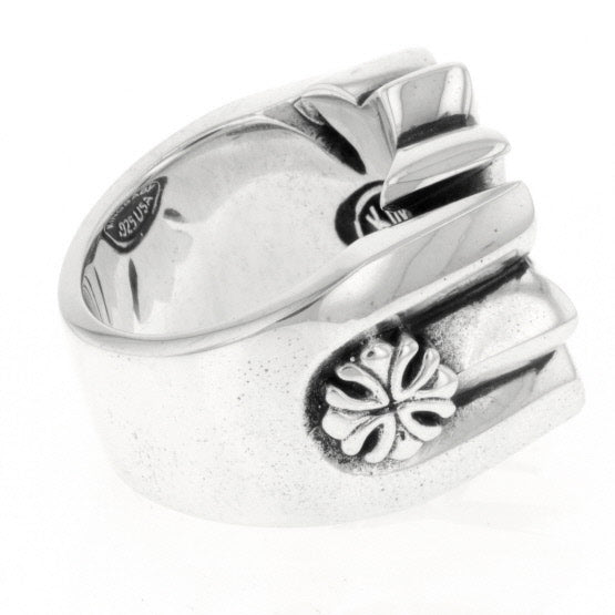 king baby men's gothic cross ring