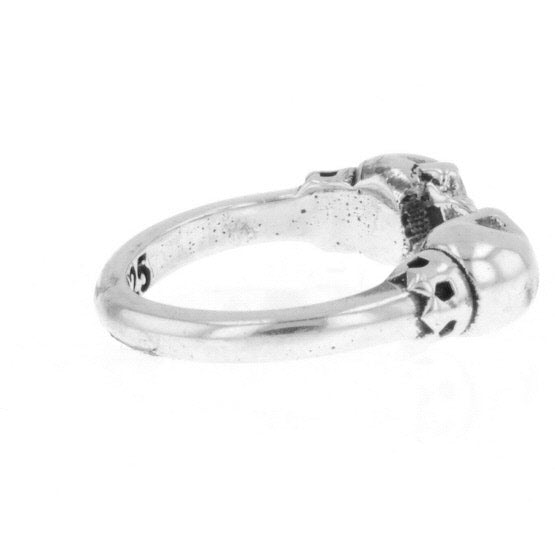 king baby skull mid ring