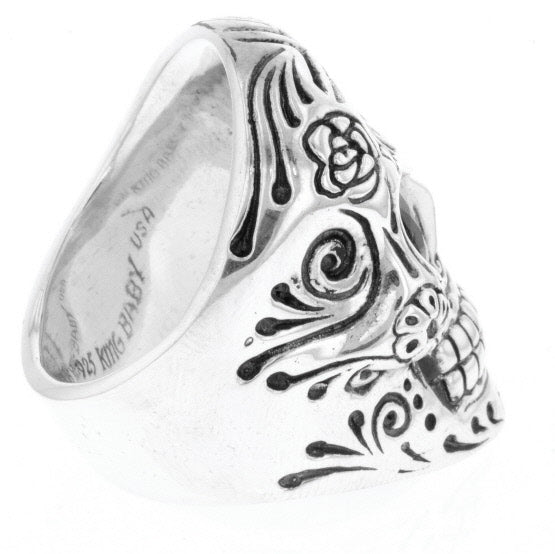 king baby mens skull ring