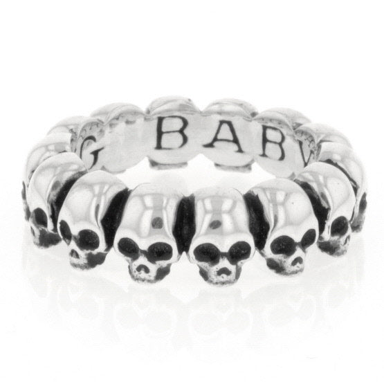 king baby infinity skull ring