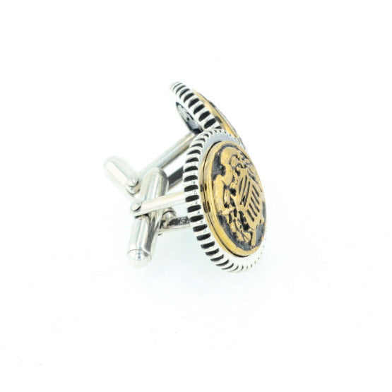 Shield Concho Cufflinks