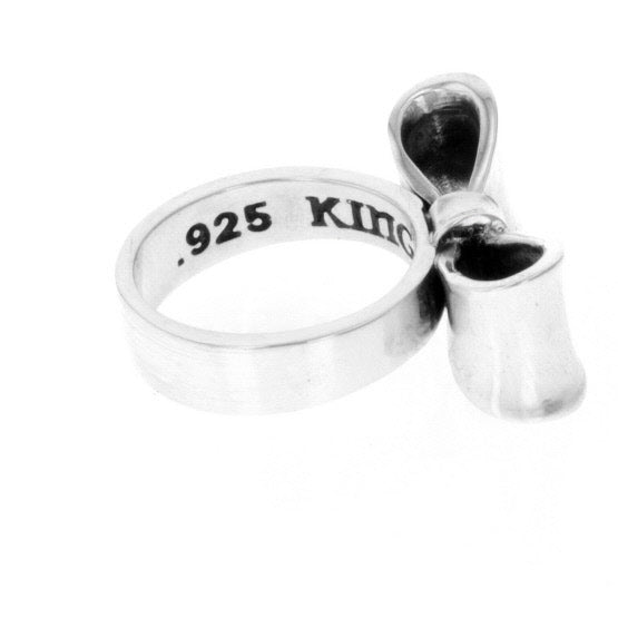 king baby small bow ring