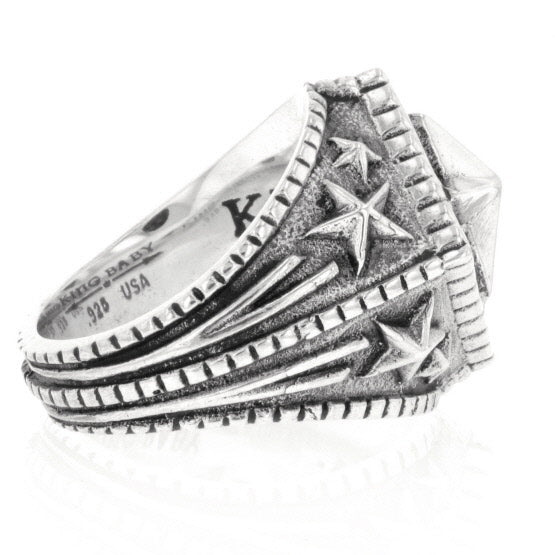 king baby mens star ring