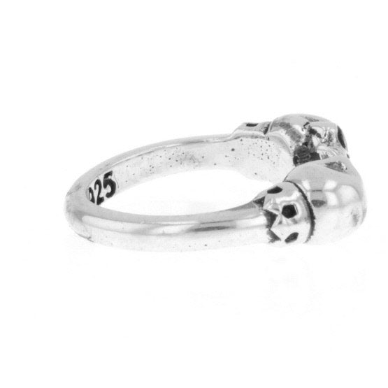 king baby skull mid ring