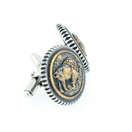 Buffalo Concho Cufflinks