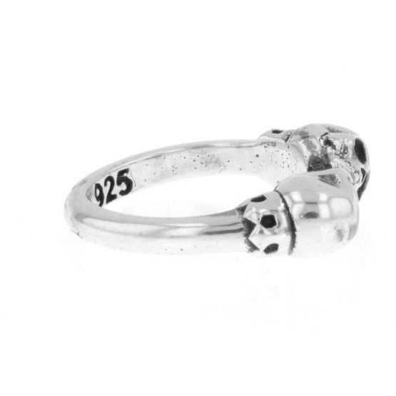 king baby skull mid ring