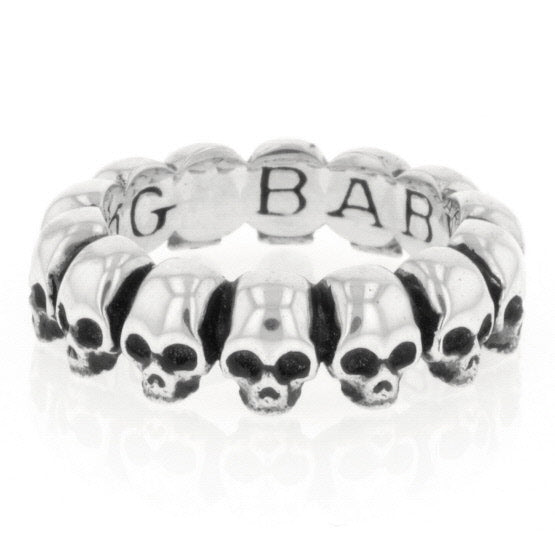 king baby mens skull infinity ring