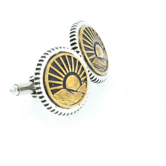 Sun Concho Cufflinks