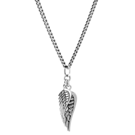 king baby double wing pendant