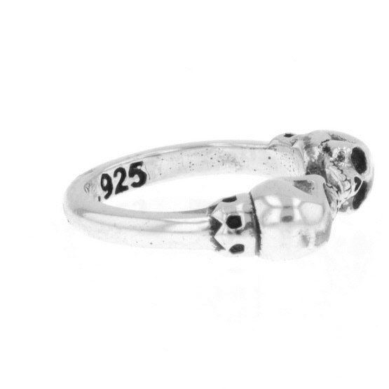 king baby skull mid ring