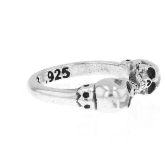 king baby skull mid ring