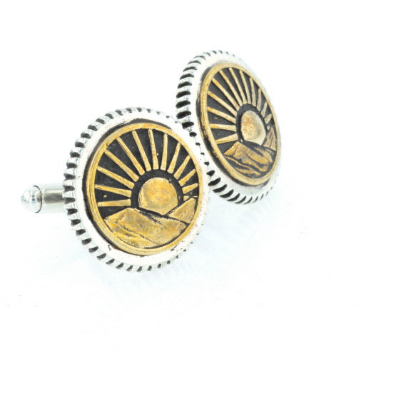 Sun Concho Cufflinks