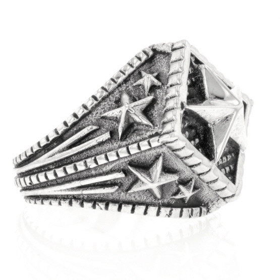 king baby mens diamond star ring