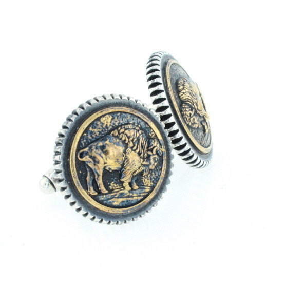 Buffalo Concho Cufflinks