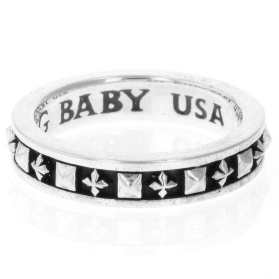 king baby men's cross ring