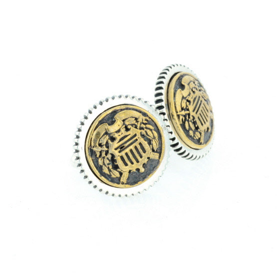 Shield Concho Cufflinks