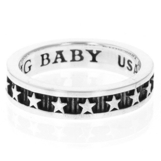 king baby mens star ring