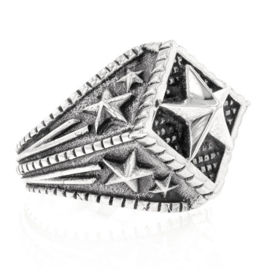 king baby mens diamond star ring