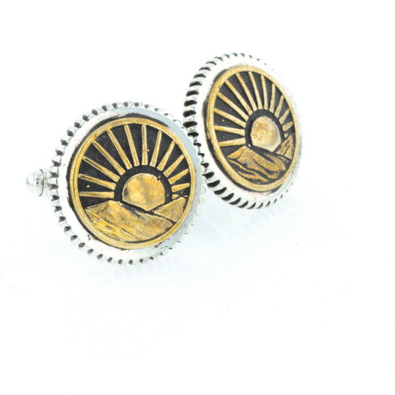 Sun Concho Cufflinks